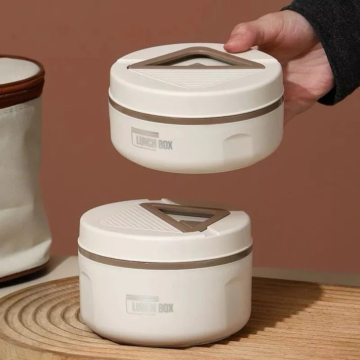 Kit of 4 Lunch Boxes with Round Thermal Bag - Your Lunch Always Fresh and Ready