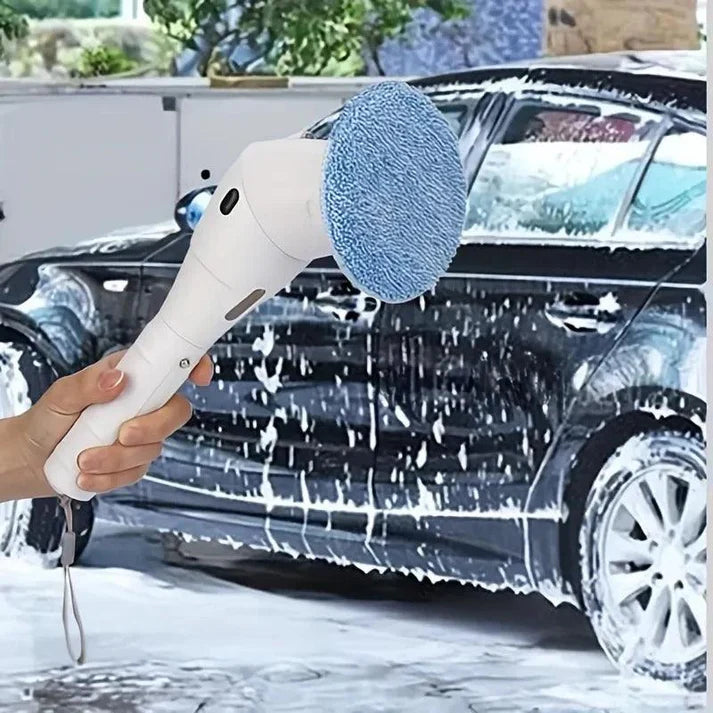 7-in-1 Rechargeable Electric Rotating Mop with Dual Voltage